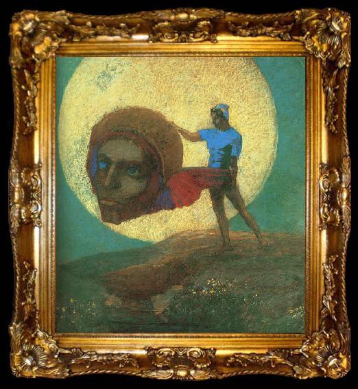 framed  Odilon Redon The Fall of Icarus, ta009-2